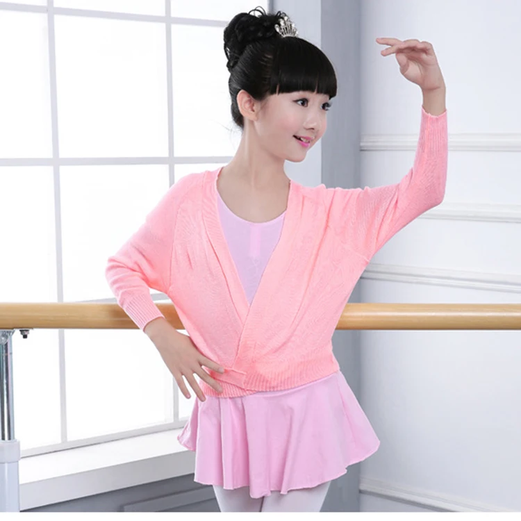 Kids Ballet Dance Wrap Cross Tops (3)