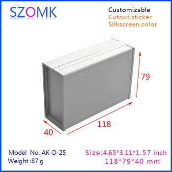 

enclosure outlet boxes for pcb board (4 pcs) 118*79*40mm 2015 new plastic project case, enclosure for electronic plastic case
