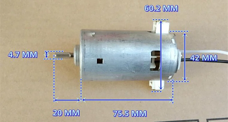 Высокая скорость большое кручение 795 мотор шпинделя DC12-24V 16000 об/мин Высокая магнетизм длительный срок службы двойной шариковый подшипник