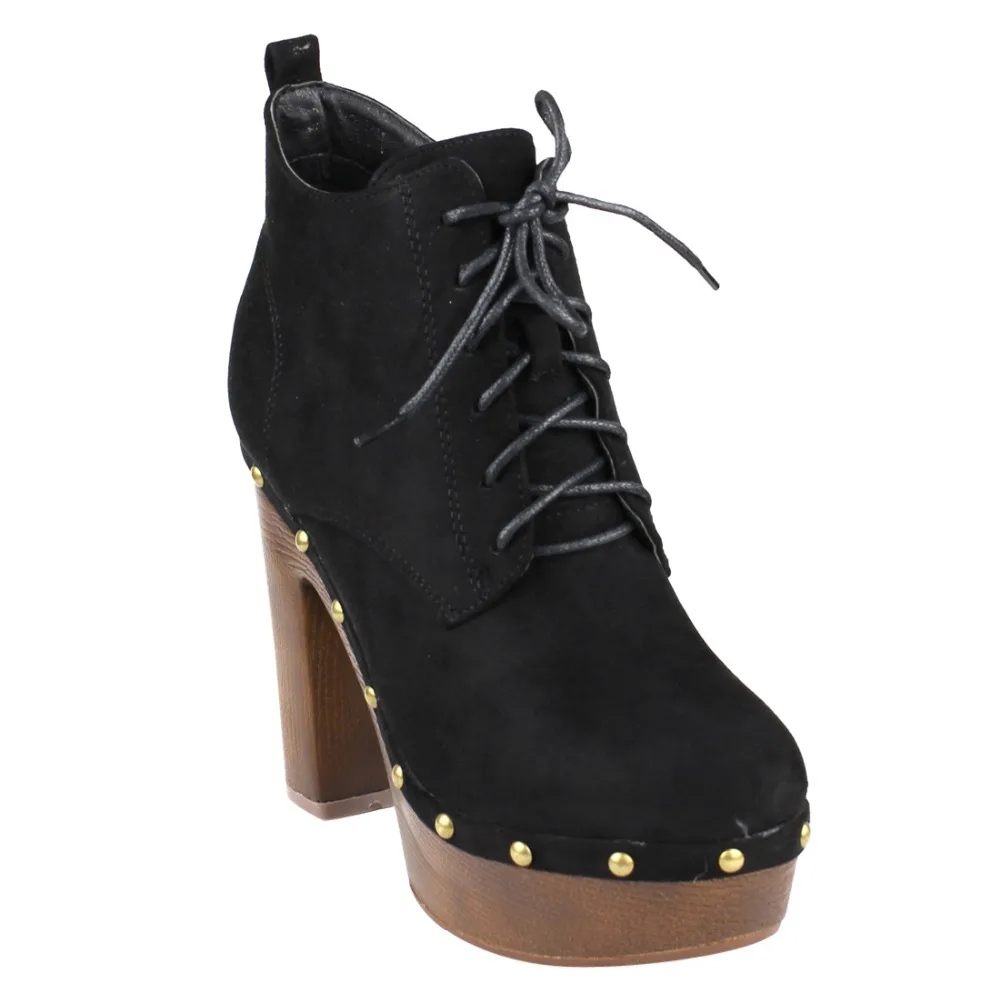 combat booties heel