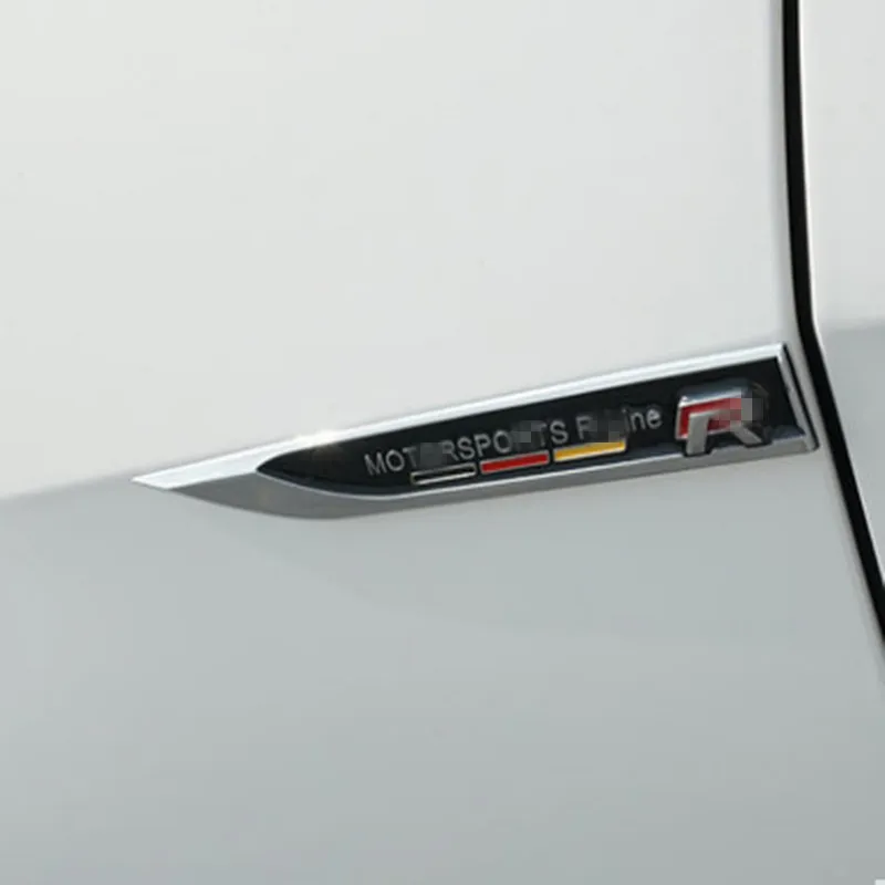 Изменение Крыло Fender эмблема значок стикер отделкой стайлинга автомобилей для VW NEW SANTANA LAVIDA Бора SAGITAR LAMANDO TIGUAN L