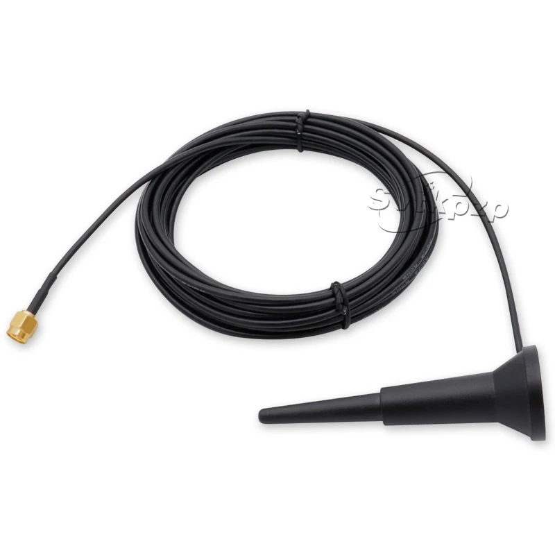 5dBi наружная Водонепроницаемая wifi 2,4 ГГц антенна DIY сетевая карта беспроводной усилитель сигнала 2,4g Bluetooth двойная SMA антенна 3 м 5 м кабель