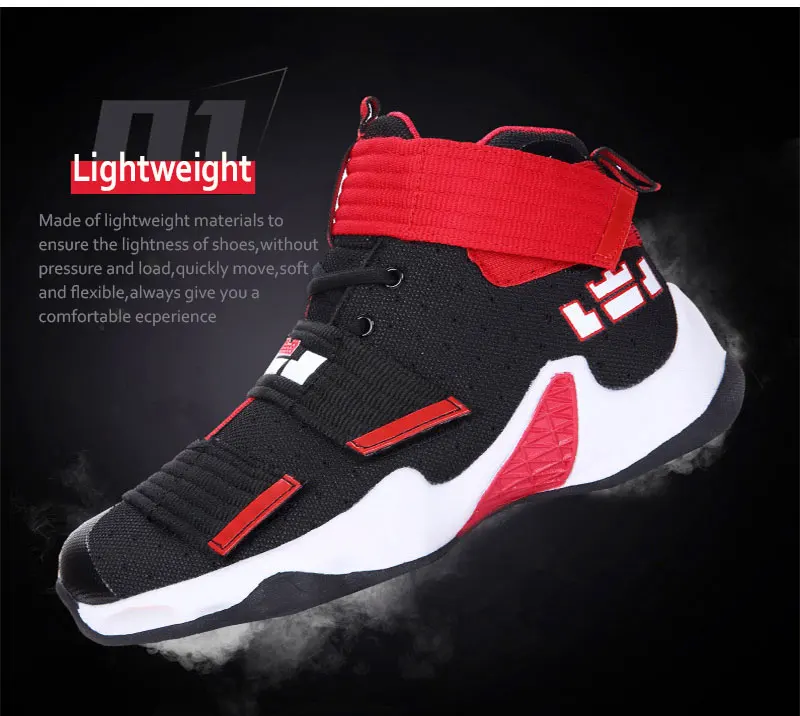 breathable damping basketball shoes (4)