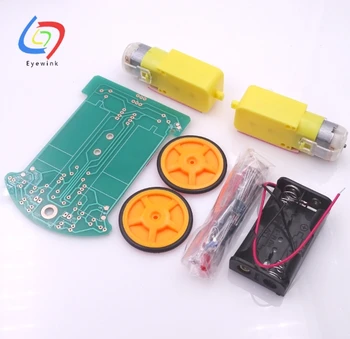 

D2-1 DIY Kit Intelligent Tracking Line Smart Car Kit TT Motor Electronic DIY Kit Smart Patrol Automobile Parts DIY Electronic