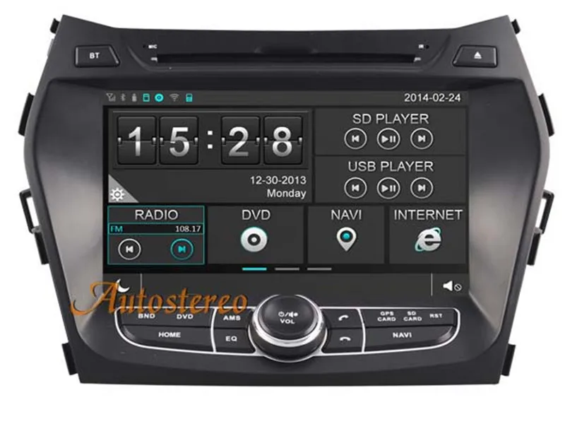 

Car Stereo GPS Navigation DVD Stereo Headunit For HYUNDAI IX45 2013 SANTAFE 2013 car GPS Navigation for Hyundai car Video player