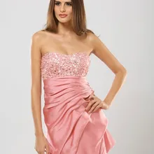 ; новинка года; Модные Вечерние Платья с бусинами; элегантные розовые короткие мини-платья для выпускного вечера; Коктейльные Вечерние платья для девочек
