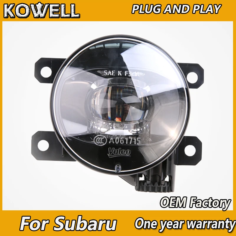 

KOWELL Car Styling OEM Fog Lamp for Subaru BRZ XV Impreza Forester LED Fog Light Auto Angel Eye Fog Lamp LED DRL