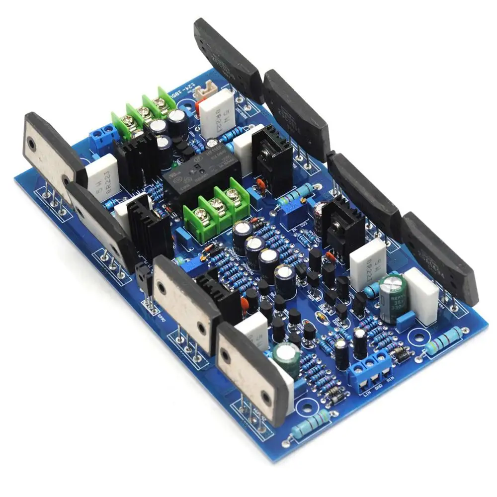 2SA1494 2SC3858 стерео двухканальный мощный усилитель плата 300 Вт + Вт/защита динамика