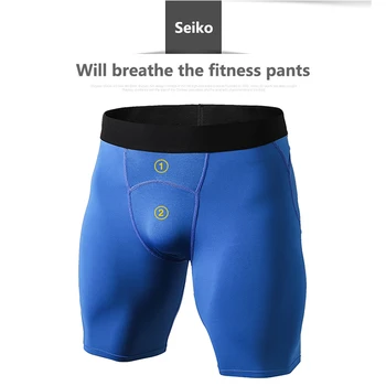 

Men New Style Compression Shorts Mens Bodybuilding Fitness Shorts Gyms Workout Jogger Breathable Shorts Short Leggings