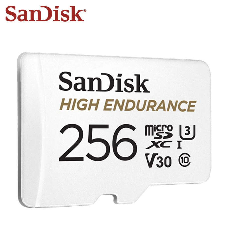 

SanDisk High Endurance microSD card dash cam home monitoring security system Memory Card 32GB to 256GB C10 U3 V30 100M/s TF Card