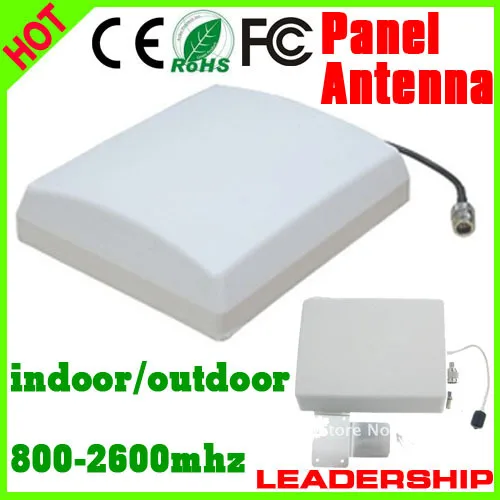 

Outdoor Panel Antenna 9dBi 800mhz-2500MHz GSM 3G WIFI DCS WCDMA UMTS cell phone booster antenna 3G antenna indoor antenna