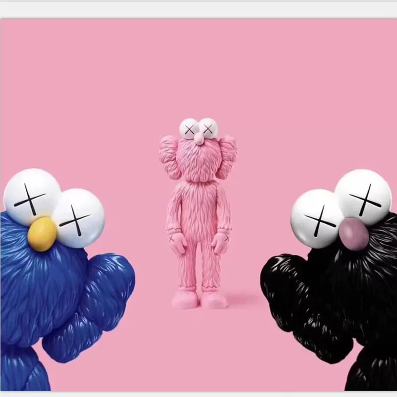 

Anime KAWS BFF Tide Doll OriginalFake Brian Street Art PVC Action Figure Collectible Model Toys Dolls 30cm