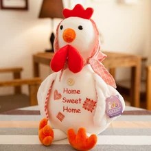 “home sweet home” cartoon hen chicken plush toy chicken soft doll,baby toy ,birthday present Xmas gift c687