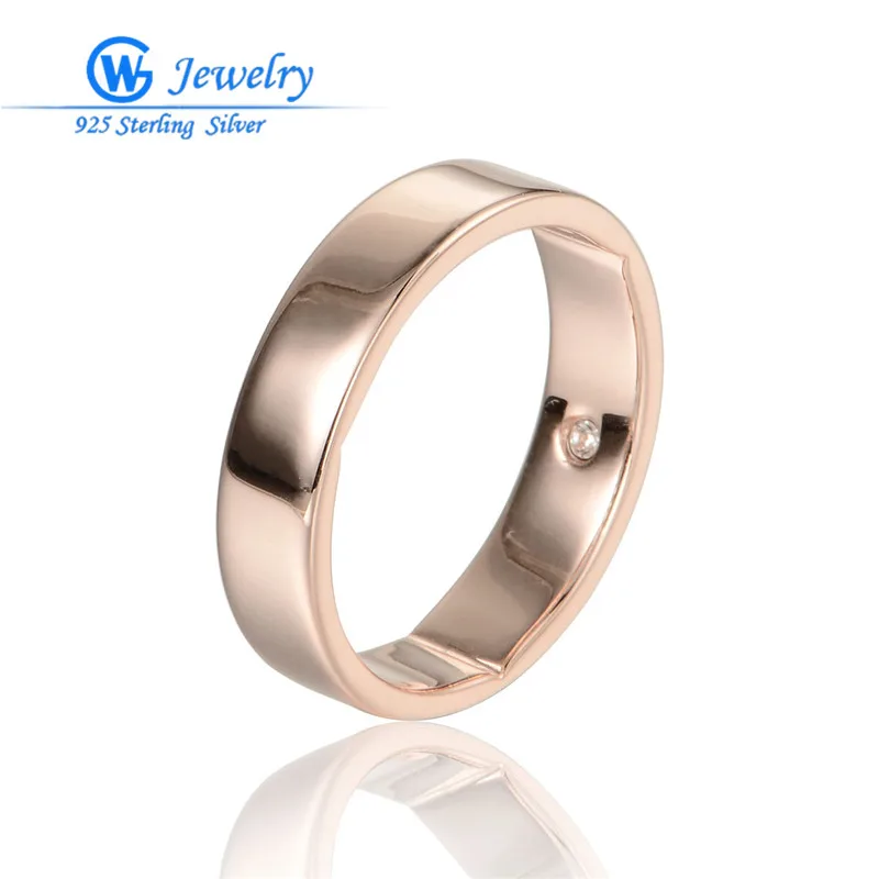 

GW Fashion Jewelry Rose Gold Female Ring Wedding Jewelry 925 Sterling Silver For Women RIPY025H20