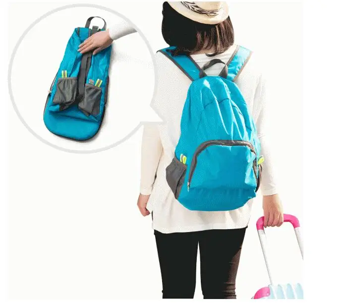 

Fashion Travel Backpack Picnic Bag Multifunctional Folding Double-Shoulder Travel Bag BackPack