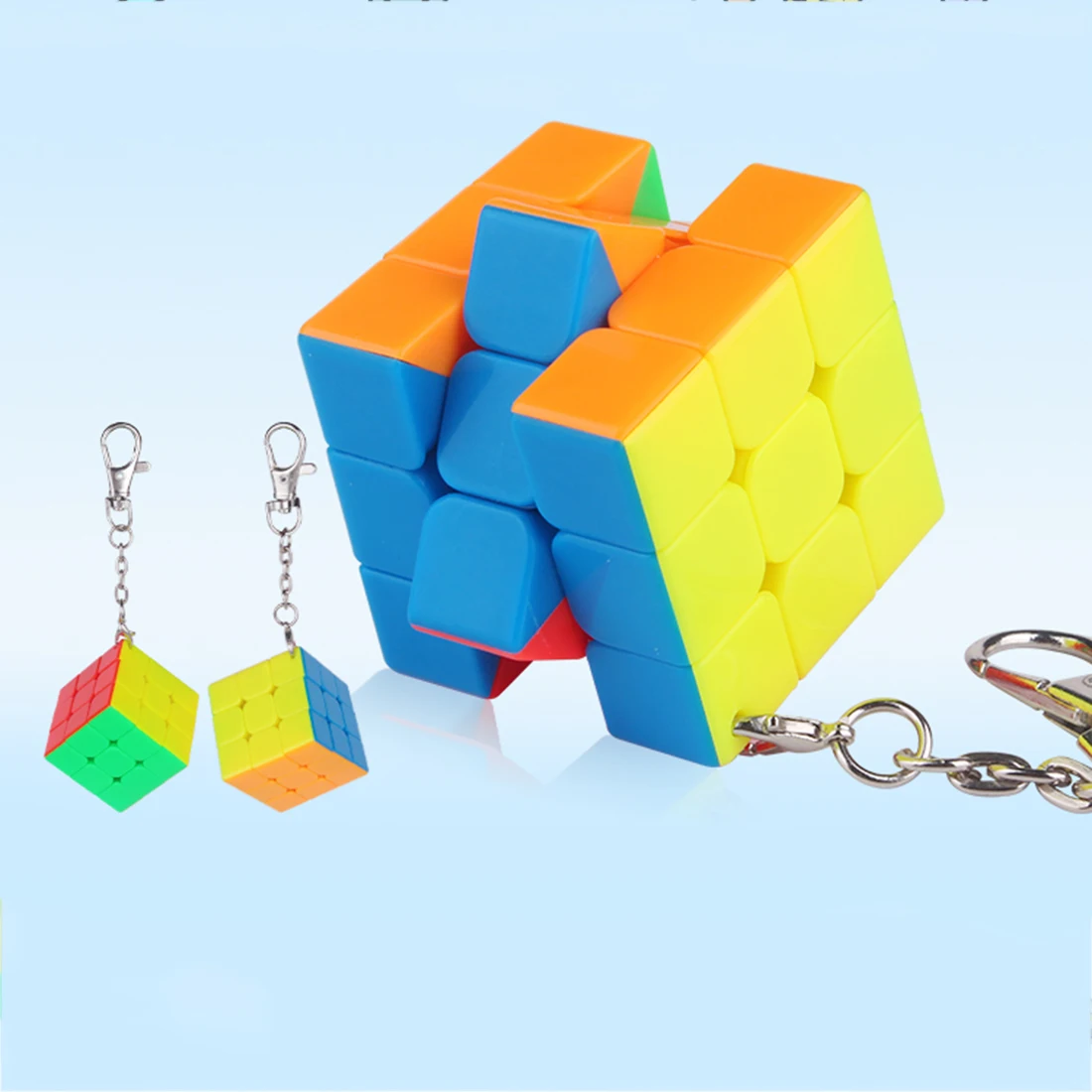 Yuxin V2 волшебный куб брелок для ключей квадратный куб подвесные игрушки для детей мальчиков Обучающие игрушки-пазлы