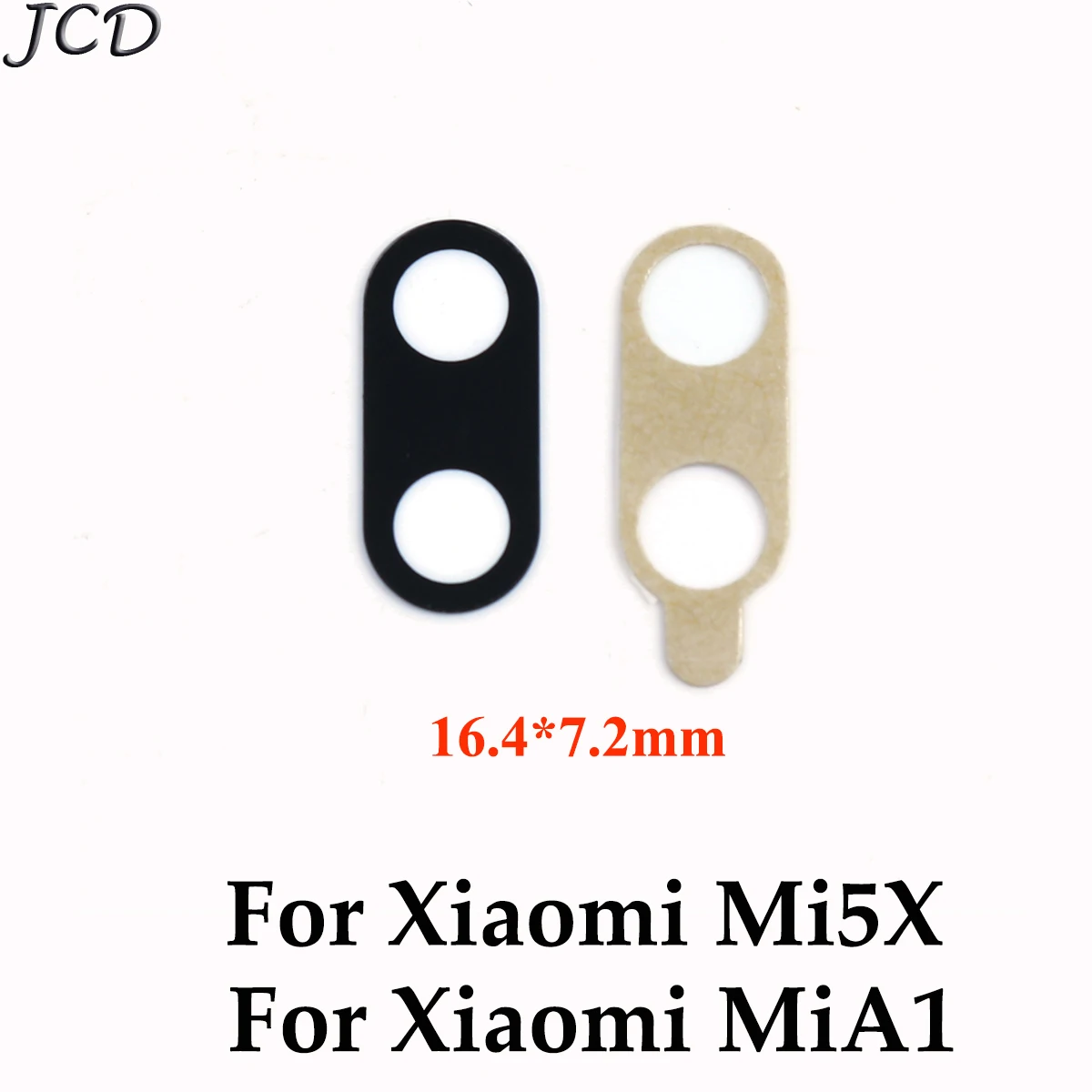 JCD для Xiaomi Mi A1 5X Mi5X 5 дюйма задняя камера стеклянная крышка объектива запасные
