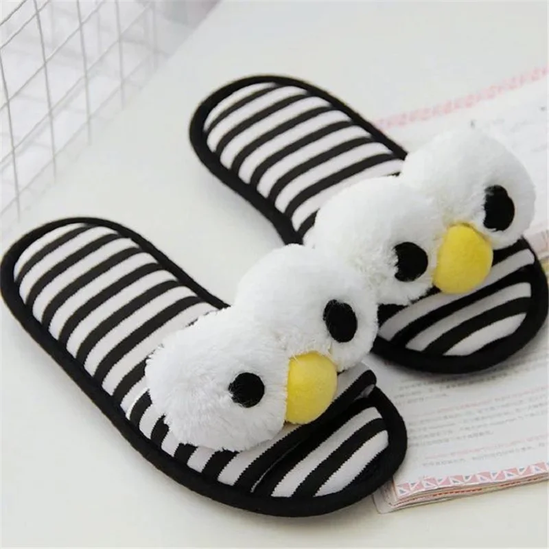 

cartoon striped women slippers home autumn fashion shoes waterproof three-dimensional cartoon cute slipper