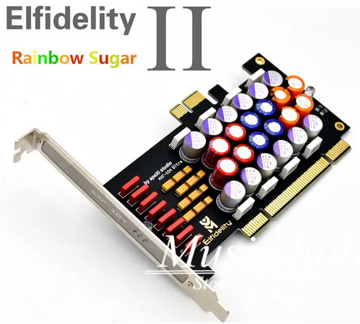 Музыкальный зал Elfidelity PC Hi Fi фильтр питания карты PCI/PCI E HiFi аудио Мощность