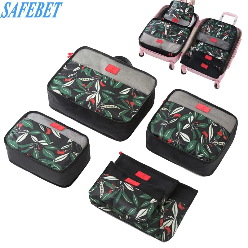 

SAFEBET 6PCS Waterproof Travel Storage Bag Set For Clothes Tidy Organizer Pouch Suitcase Home Closet Divider Container Organiser