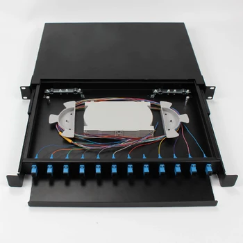 

Fiber termination box patch panel optical distribution frame ODF for SC 12 core pigtail