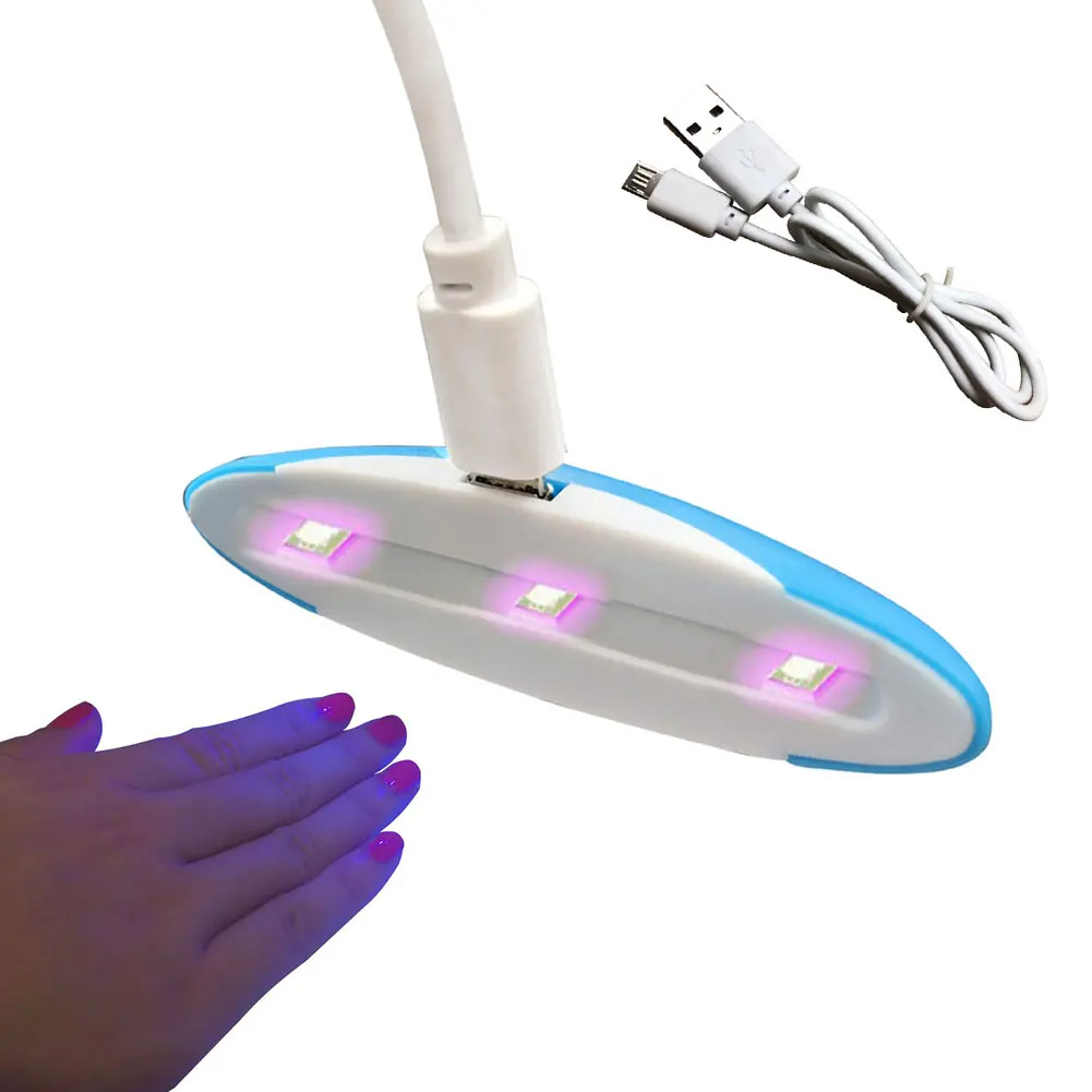 

USB Tools Nail Gel Curing Multifunction Nail Dryer Portable Ultraviolet Lamp Energy Saving Salon Mini Money Detect Led Home