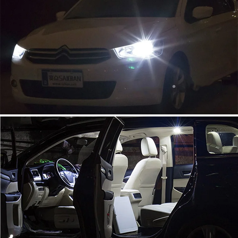 Автомобильный СВЕТОДИОДНЫЙ парковочный светильник Canbus T10 W5W габаритная лампа для