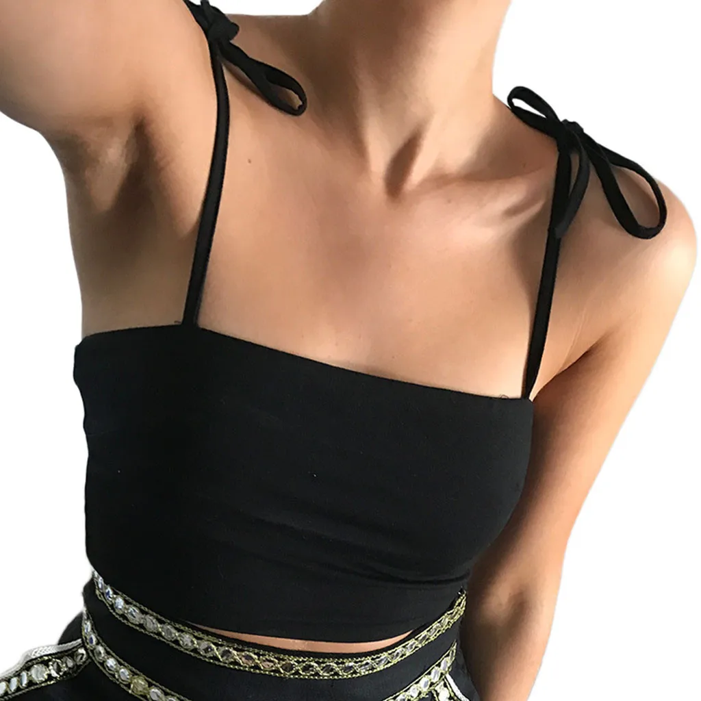 Summer Sexy Crop Tops For Women Sexy Women's Sleeveless Summer Off Shoulder Strappy Tank Tops Blouse Feminino 2019 Summer Sexy Crop Tops For Women Sexy Women's Sleeveless Summer Off Shoulder Strappy Tank Tops Blouse Feminino 2019