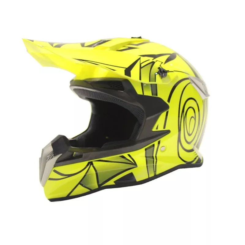 Мотоцикл взрослых Мотокросс шлем ATV мотокросс горный велосипед MTB DH гоночный шлем - Цвет: Цвет: желтый
