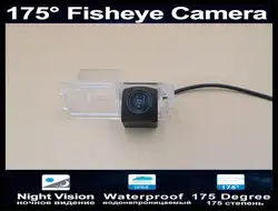 175 градусов 1080 P рыбий глаз CCD Starlight Автомобильная камера заднего вида резервная камера заднего вида для Polo V (6R) Golf 6 VI/Passat