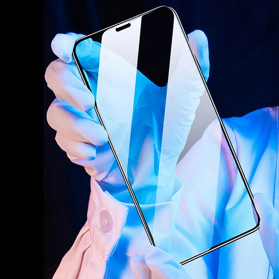 Закаленное защитное стекло 10D для iphone 7 6 6s 8 Plus X XS MAX XR|Защитные стёкла и плёнки| |