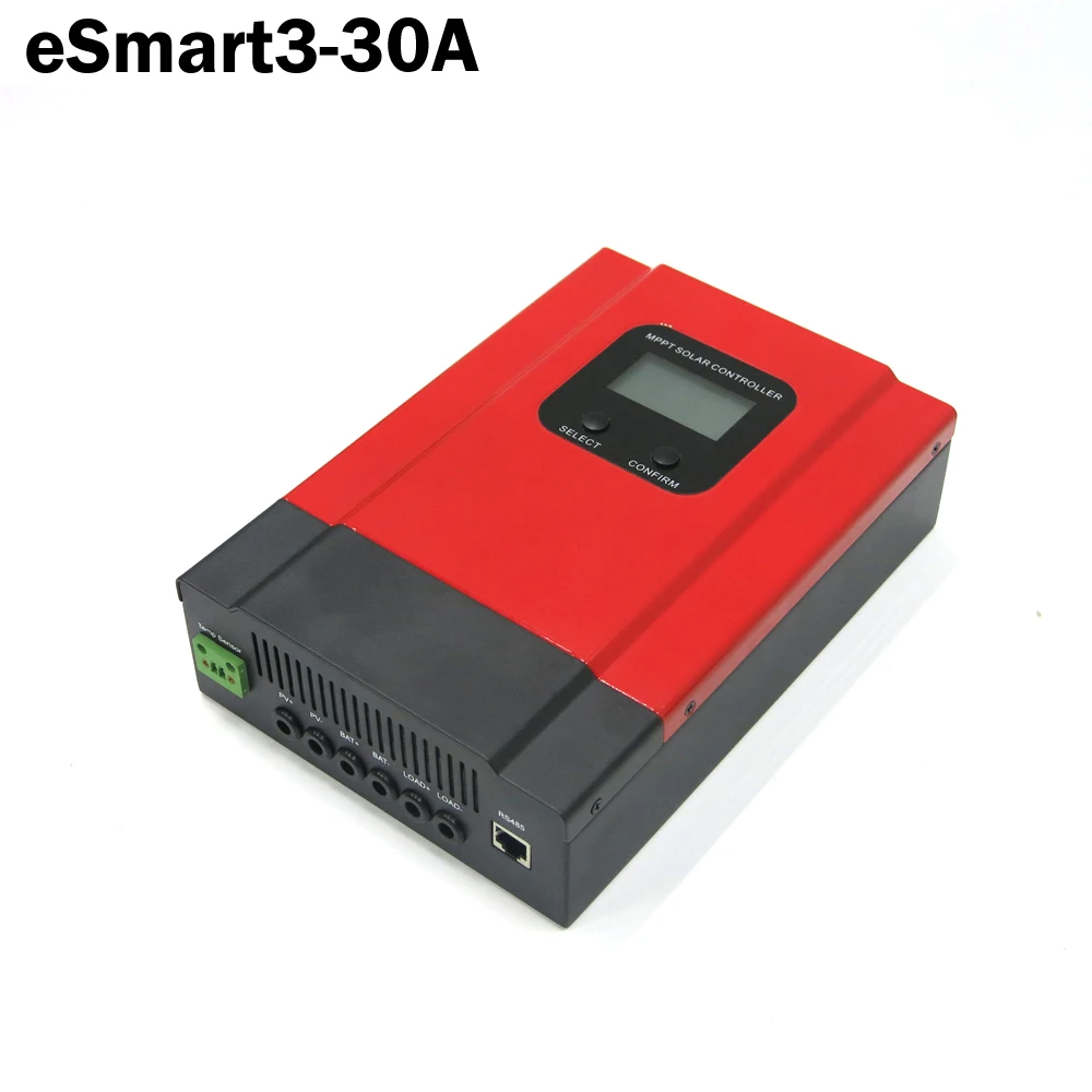 MPPT Контроллер заряда для фотоэлектрических систем eSmart3-20A 30A 40A 12 V 24 V 36 V 48 V автоматическая работа ЖК-дисплей Дисплей Макс 150 V Вход RS485 связи