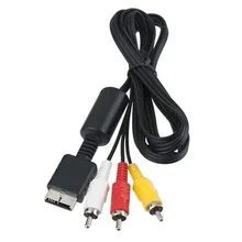 1 шт. Аудио Видео av-кабель для RCA шнур для sony playstation 2/3 PS2 PS3 ТВ монитор Консоль система HD tv