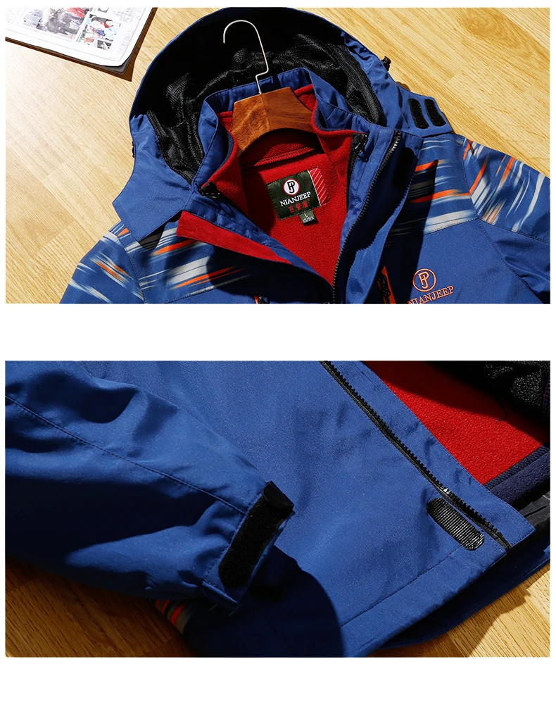 Popular Men Winter Jacket Waterproof Softshell M-5XL Plus Size Thicken Warm Fleece Parkas Thermal Fashion Loose Coat Windproof Parkas