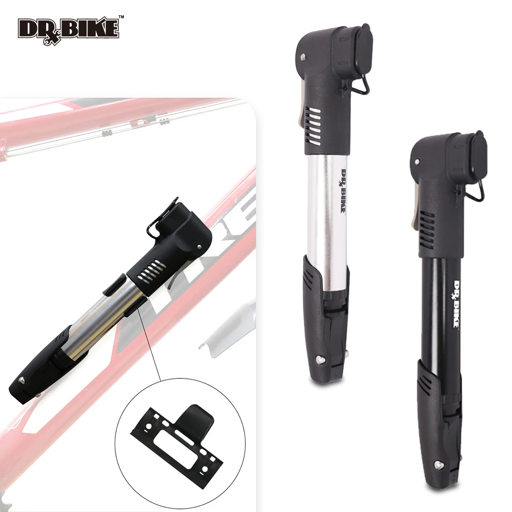 High Bike Pump Mini Pump Bicycle Air Inflator Compressor with Holder for Schrader and Presta Valve Fietspomp|Bicycle Pumps| - AliExpress