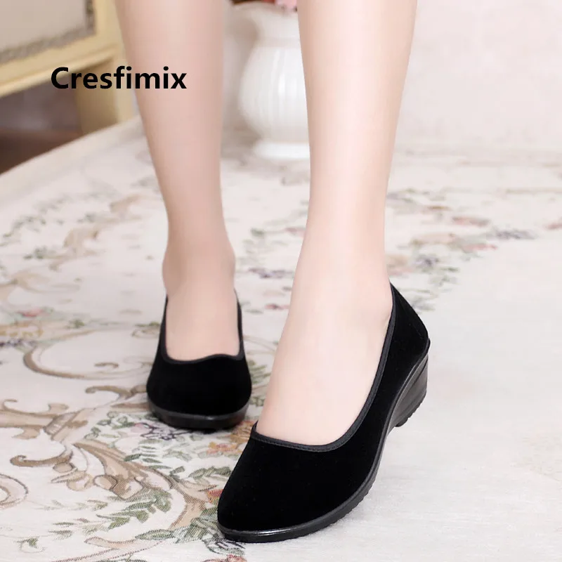 Zapatos De Mujer Women Casual Spring & Summer Ballet Dance Shoes Lady Cool Black Flat Shoes Cute Retro Cloth Slip on Shoes E3197 Zapatos De Mujer Women Casual Spring & Summer Ballet Dance Shoes Lady Cool Black Flat Shoes Cute Retro Cloth Slip on Shoes E3197