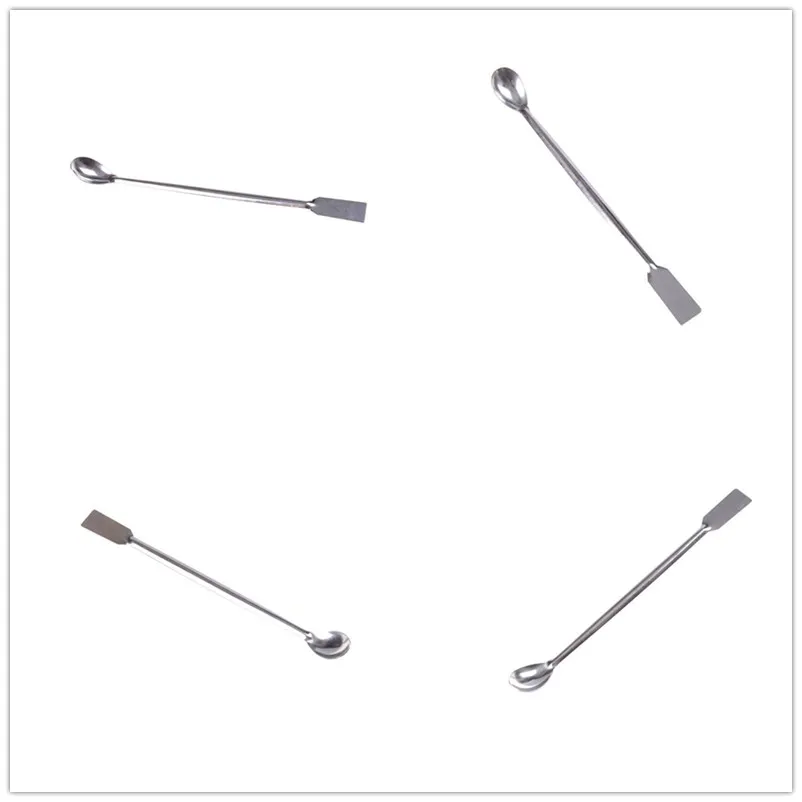 

Horn Spoon,Medicinal ladle with Spatula,Home Household Handy Tools Length 200mm Laboratory Supplies for Teaching