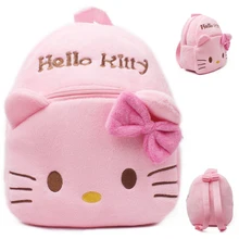 Hello kitty, Детский плюшевый рюкзак с мультипликационным принтом, школьная сумка на плечо, рождественские подарки S1139