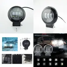 Auto fari luci di nebbia di Lavoro spot lampada LED 12 v 50 w lampada ausiliaria auto 6500 K super luminoso 4000lm faro moto faretti