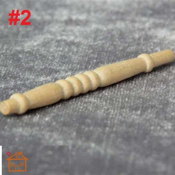 

DIY Spindles Balusters wooden dollhouse miniature 1/12 scale Stair railing