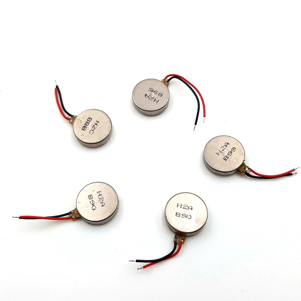 

Brand New 5PCS/lot DC1.5V-5V Micro 10mm Brushless Button Type Vibration Motor Coreless Motor for Sports Smartwatch