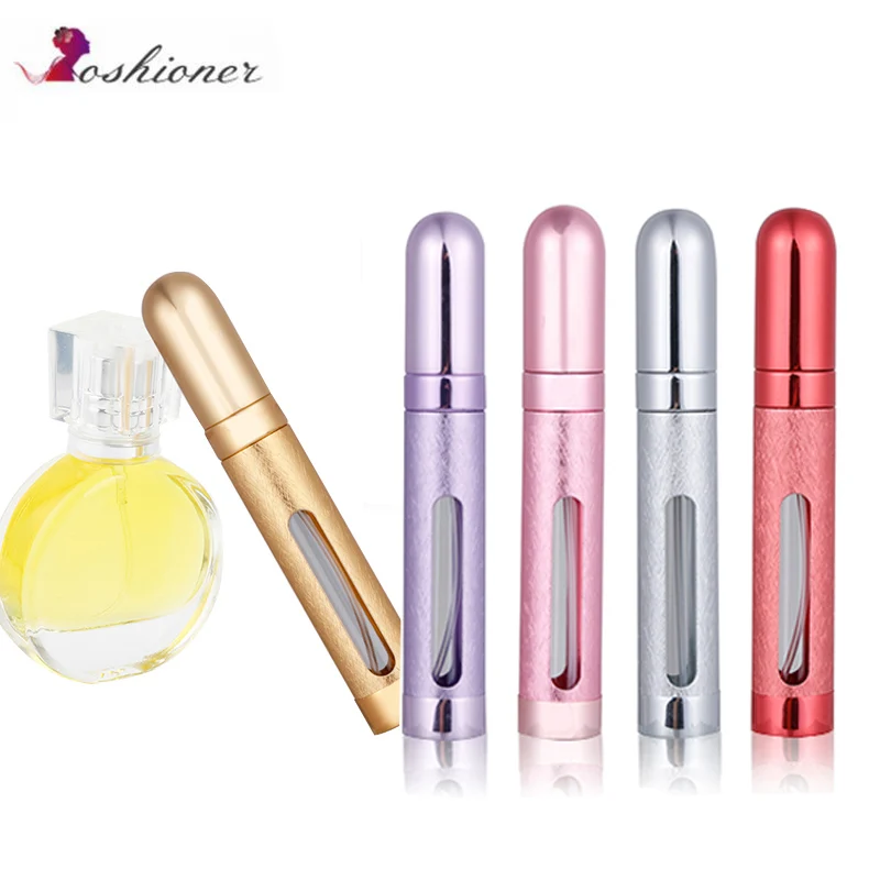 

OSHIONER 5ml/12ml Portable Mini Refillable Perfume Spray Bottle Aluminum Atomizer Spray Bottle Travel Container With Perfume