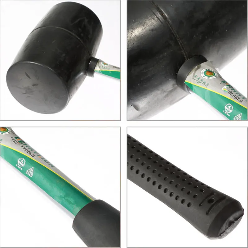 63 мм Многофункциональный резиновый молоток с противоскользящей рукояткой резиновый молоток бытовые ручные строительные инструменты Martelo