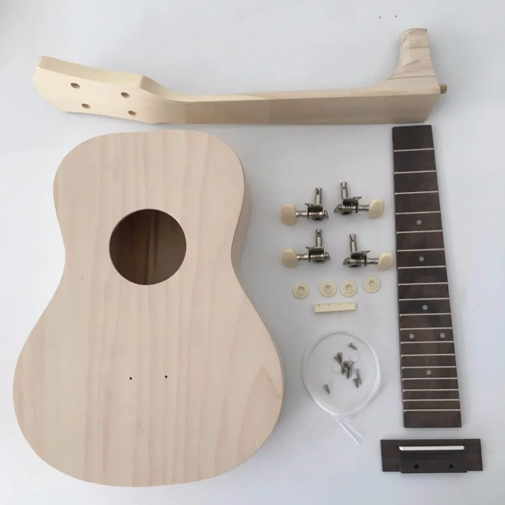 

DIY 21 Inch Ukulele DIY Kits Painting Supported For Fun Toy And Children Gift