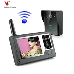 Yobang безопасности Бесплатная доставка 2,4 ГГц Беспроводной 3,5 "телефон видео домофон домашний охранный звонок Беспроводной домофон домофона