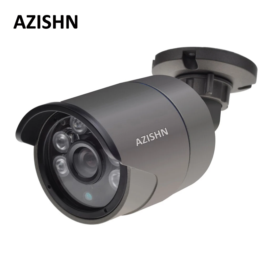 AZISHN H.265 IP Камера 1080 P 2.0MP SONY IMX323 Сенсор 6 шт Массив IP66 Водонепроницаемый CCTV ONVIF P2P Обнаружение движения Hi3516EV100