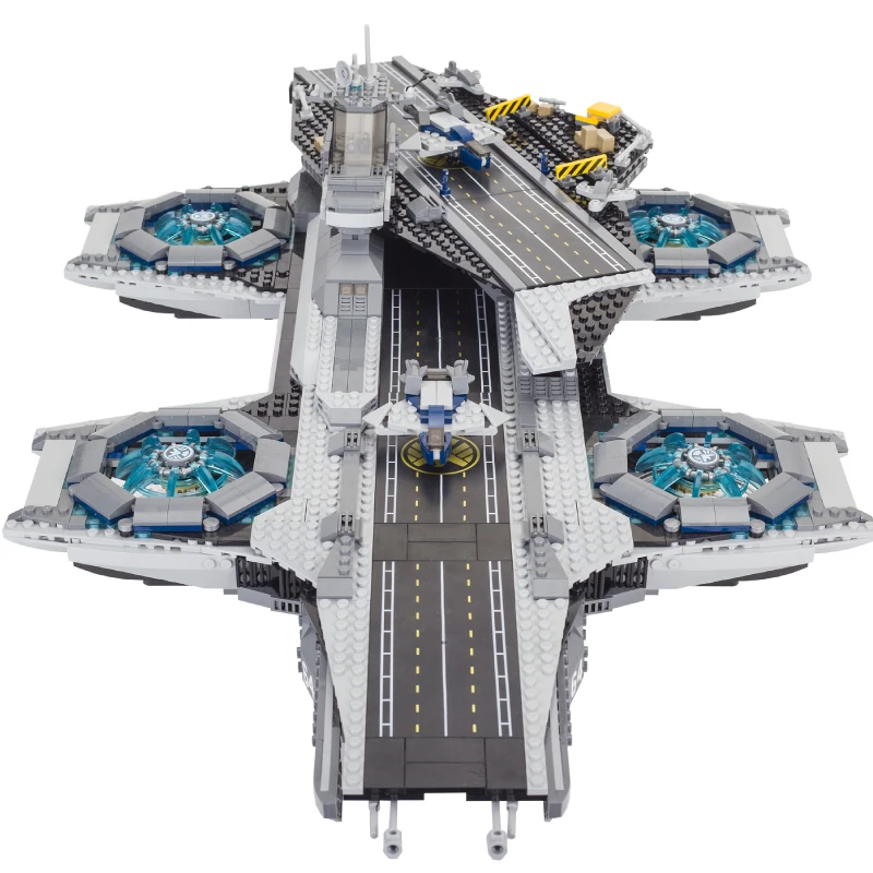 Продажа H HXY в наличии SY1189 2996 шт. Супер Герои Helicarr marvel щит Helicarrier 76042 07043 Модели Строительные наборы блоки кирпичи игрушки