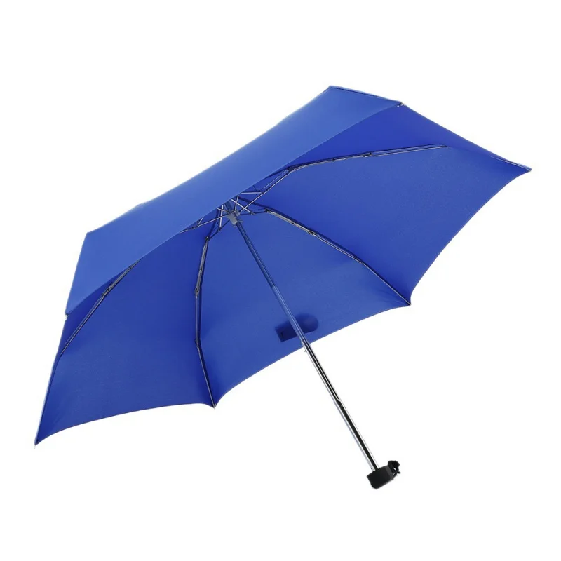 Мини Капсула Карманный светильник зонтик Ветрозащитный Складной Зонты Путешествия Компактный Зонт от дождя для мужчин - Цвет: Синий