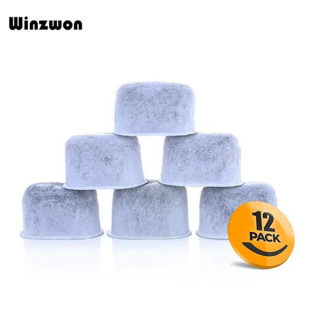 Best Offers 12Pcs/Lot Charcoal Water Filters Coffee Filters Replaces Active Carbon for Breville Keurig Coffee Machines Coffee Tea Tools