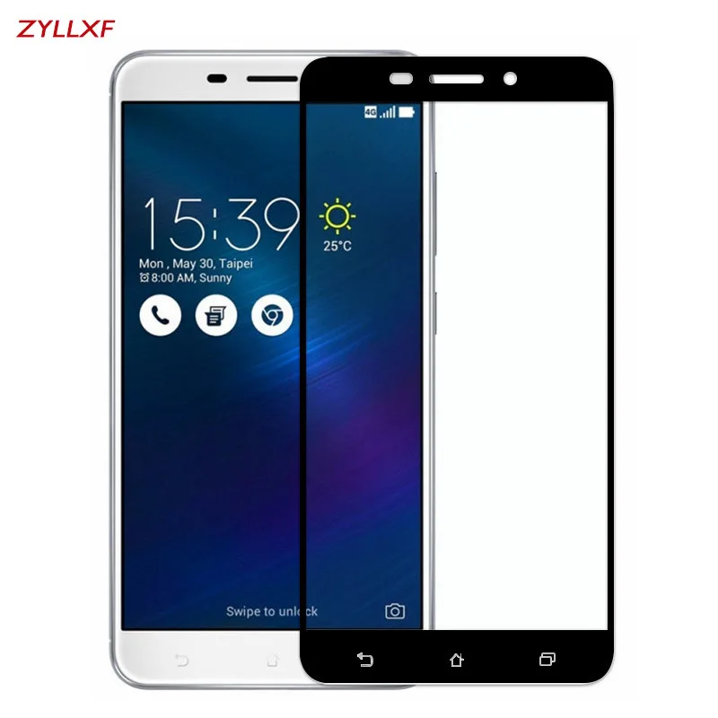 

2PCS/Lot For Asus ZenFone 3 Max ZC553KL Full cover Tempered Glass 9H 2.5D 5.5 inch Screen protector film On ZC 553 KL ZC553 KL
